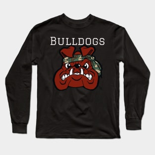 Bulldog camo Long Sleeve T-Shirt